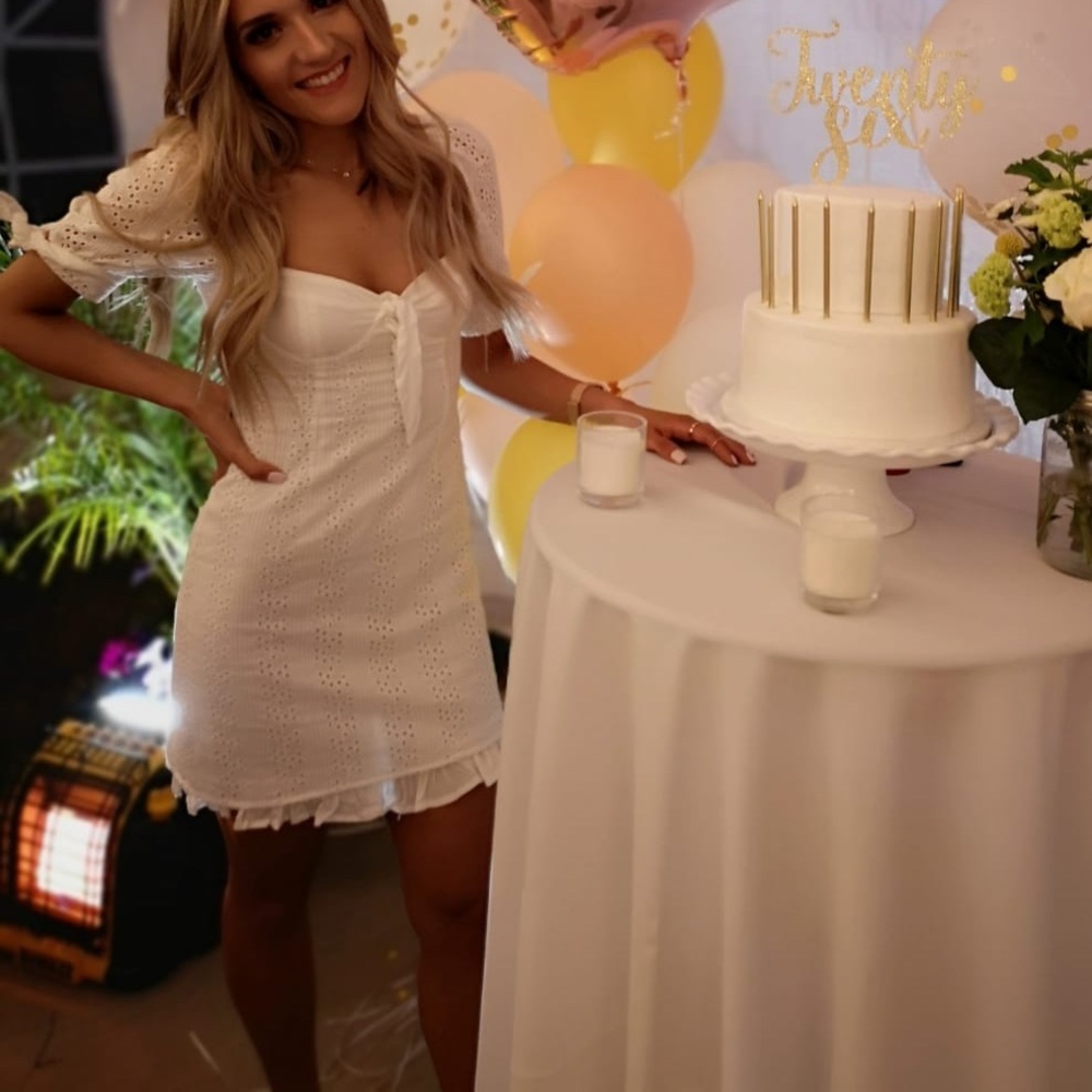 White dress